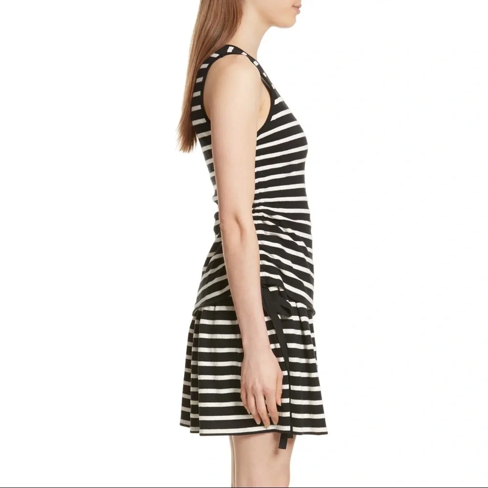 NEW DEREK LAM 10 CROSBY STRIPED MINI DRESS - Picture 5 of 10